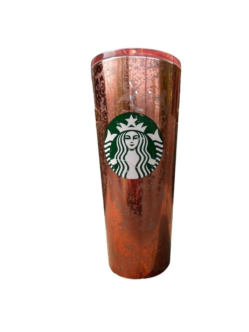 Starbucks Holiday 2019 Rose Gold Stainless Steel Cold Cup